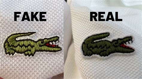 how to identify fake lacoste watch|are lacoste shirts real.